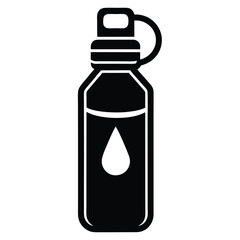 Water Bottle Icon to Promote Hydration