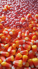 Halloween Candy Corn and Pearls