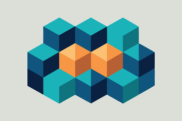 Obraz premium abstract geometric shapes