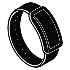 Fitness Tracker Band on a Wrist
