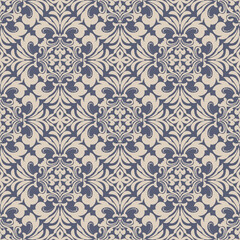 Elegant Damask Seamless Pattern. Vector design for Wallpaper, Fabric, Branding, Packaging, Invitations, Wedding, Home Decor Design