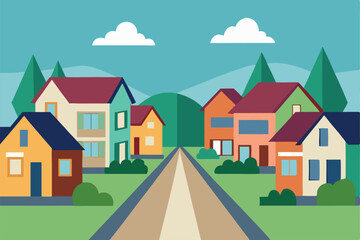 houses in the city