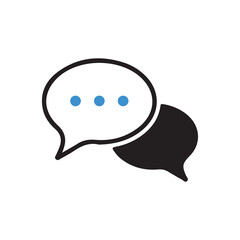 Chat icon vector isolated on background. Trendy message symbol. Online communication. Conversation, SMS, Notification, Group Chat. Chatting icon. vector illustration eps 10.