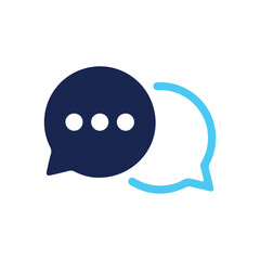 Chat icon vector isolated on background. Trendy message symbol. Online communication. Conversation, SMS, Notification, Group Chat. Chatting icon. vector illustration eps 10.
