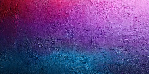 Obraz premium Vibrant textured wall, gradient of purple and blue