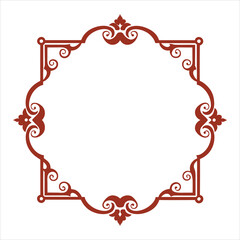 Vintage Corner Frames Collection  Isolated Decorative Elements.