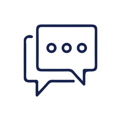 Chat icon vector isolated on background. Trendy message symbol. Online communication. Conversation, SMS, Notification, Group Chat. Chatting icon. vector illustration eps 10.