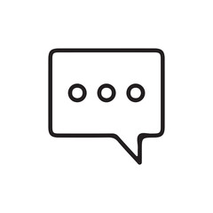 Chat icon vector isolated on background. Trendy message symbol. Online communication. Conversation, SMS, Notification, Group Chat. Chatting icon. vector illustration eps 10.