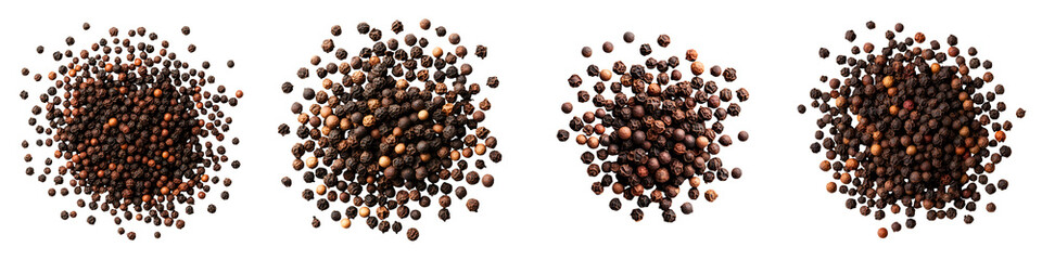 Assortment of Various Peppercorns