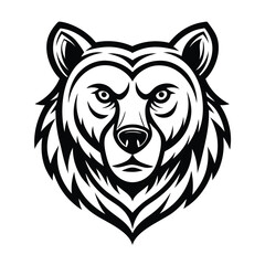 head of a bear vector icon
