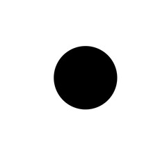 black colour circle vector