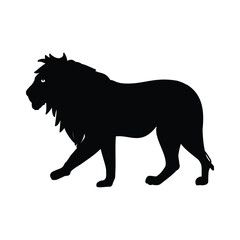 lion silhouette vector