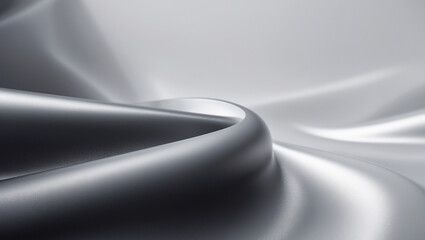 Silver Silk Abstract