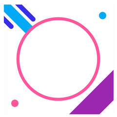 Modern twibbon is easy to use just add your photo and apply it on all social media post