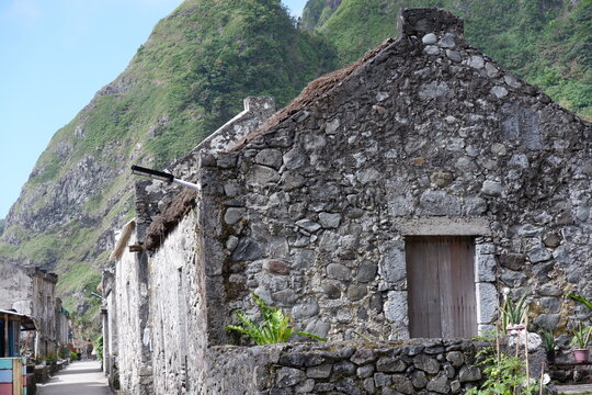 Rakuh or the Preserved traditional Ivatan Houses of Ivatan People in Batanes, Philippines