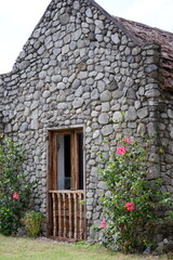 Rakuh or the Preserved traditional Ivatan Houses of Ivatan People in Batanes, Philippines