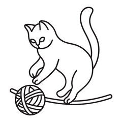 Cat moments meow life coloring pages, coloring book, line art, illustration, black & white, bold and easy coloring pages