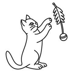 Cat moments meow life coloring pages, coloring book, line art, illustration, black & white, bold and easy coloring pages