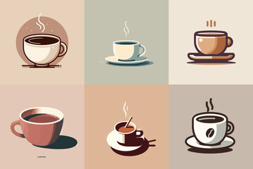 collection of cup of coffee