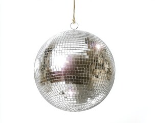 Disco Ball: A Reflective Sphere of Mirrored Tiles Creates Shimmering Light Show for Festive Events