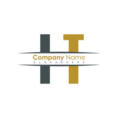 initial monogram letter logo with creative design.