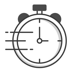 Speedy Processing Icon. Visual representation of speedy processing for financial and service UI use