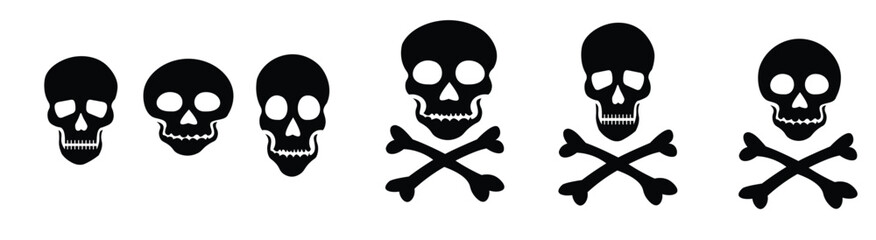Skull Vector Icons Collection