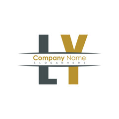 initial monogram letter logo with creative design.