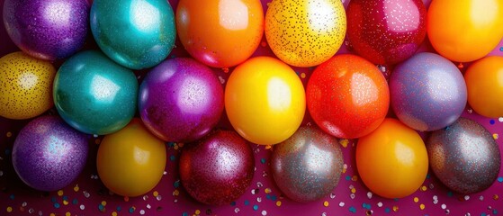 Fototapeta premium A bunch of colorful easter eggs displayed in a natural setting ready for spring festivities