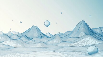 Science, scientific activity elements in minimal thin line icon set