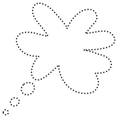 Speech bubbles icon, cartoon chatting, speak, message