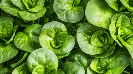 Closeup of Lush Green Leaves