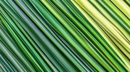 Striking Green Leaf Pattern