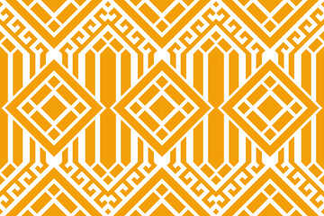 Gold,golden, Geometric, seamless,pixel traditional ethnic, thai pattern, fabric pattern for textiles, rugs, wallpaper, clothing, sarong, batik, print, background, cover, illustration, vector