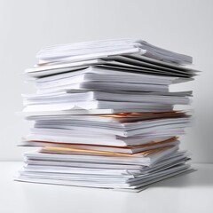 Organizing a Towering Stack of Documents: Efficient Paper Management Techniques for Streamlined Workflow and Reduced Clutter