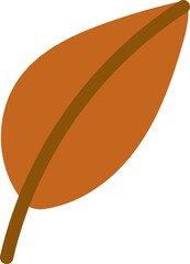 Hand Drawn Cute Organic Autumn Maple leaf