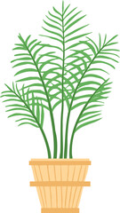Houseplant Indoor potted plant artificial palm tree illustration