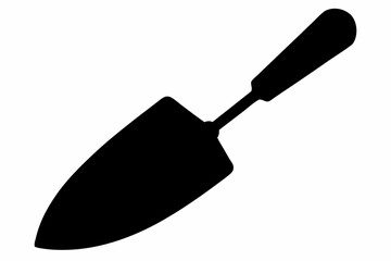 Trowel Silhouette Vector Illustration