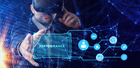 KPI key performance indicator increase optimization business and industrial process.