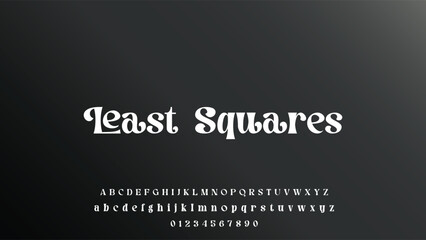 Lettering Minimalist Fashion. Elegant alphabet letters serif font and number. Typography fonts regular uppercase, lowercase.