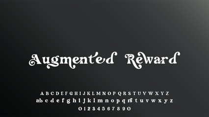 Lettering Minimalist Fashion. Elegant alphabet letters serif font and number. Typography fonts regular uppercase, lowercase.