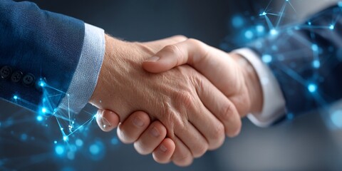 Business partnership, digital future