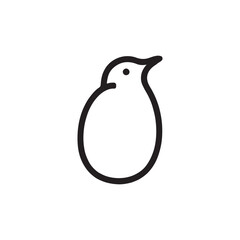 bird on a branch icone vector