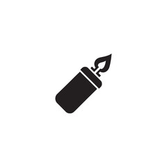 Lighter simple flat icon vector