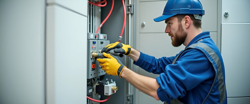 Electrical Safety Tips: Certified Installations, Regular Inspections, and User Education for Accident Prevention - Stock Photo Concept