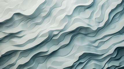 Obraz premium Abstract waves pattern with light and shadow creating a flowing and textured surface design effect