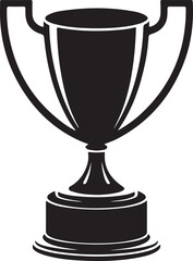 Trophy sign icon for web and mobile. 