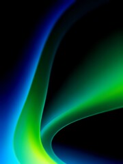 A colorful abstract background with a curved shape resembling a wave