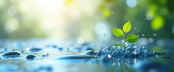 ESG water management implementing water management strategies within ESG frameworks to ensure sustainable water use and conservation concept as Organizations implementing ESG water management strategi