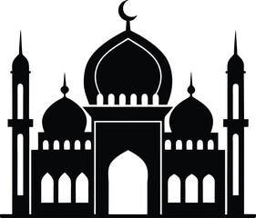 Mosque silhouette